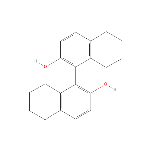 1-(2-hydroxy-5,6,7,8-tetrahydronaphthalen-1-yl)-5,6,7,8-tetrahydronaphthalen-2-ol (CAS: 39648-74-3) - Chemical Structure and Molecular Formula 