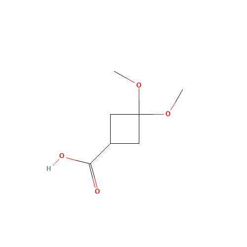 3,3-dimethoxycyclobutane-1-carboxylic acid (CAS: 332187-56-1) - Related Chemical Product
