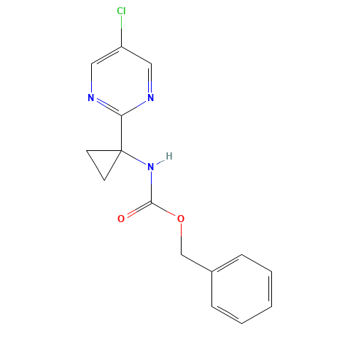 benzyl N-[1-(5-chloropyrimidin-2-yl)cyclopropyl]carbamate (CAS: 1422356-97-5) - Related Chemical Product