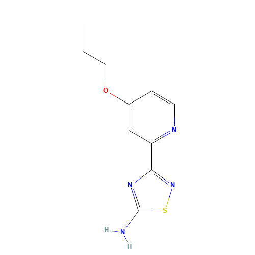 3-(4-propoxypyridin-2-yl)-1,2,4-thiadiazol-5-amine (CAS: 1179362-20-9) - Related Chemical Product