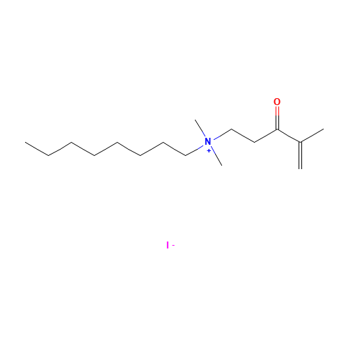 dimethyl-[2-(2-methylprop-2-enoyloxy)ethyl]-octylazanium;iodide (CAS: 63175-06-4) - Related Chemical Product