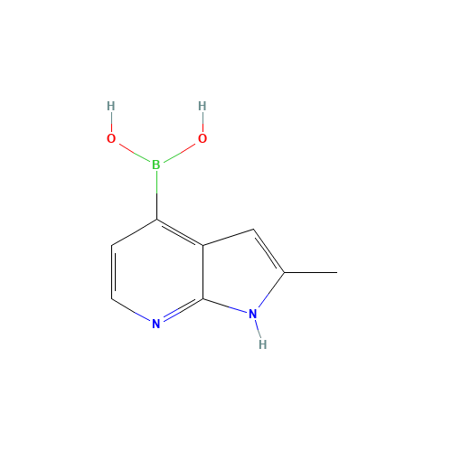 (2-methyl-1H-pyrrolo[2,3-b]pyridin-4-yl)boronic acid (CAS: 1014614-07-3) - Related Chemical Product