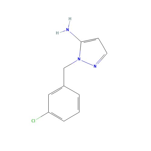 2-[(3-chlorophenyl)methyl]pyrazol-3-amine (CAS: 956440-15-6) - Related Chemical Product