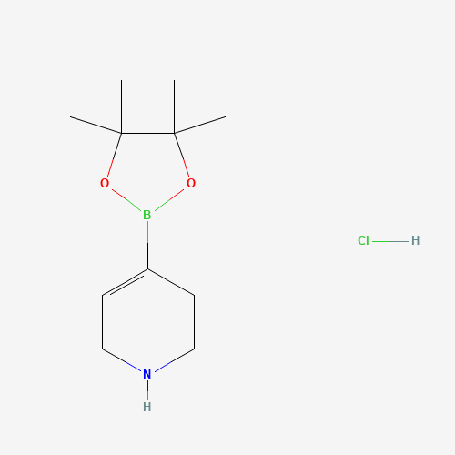 4-(4,4,5,5-tetramethyl-1,3,2-dioxaborolan-2-yl)-1,2,3,6-tetrahydropyridine;hydrochloride (CAS: 1121057-75-7) - Related Chemical Product
