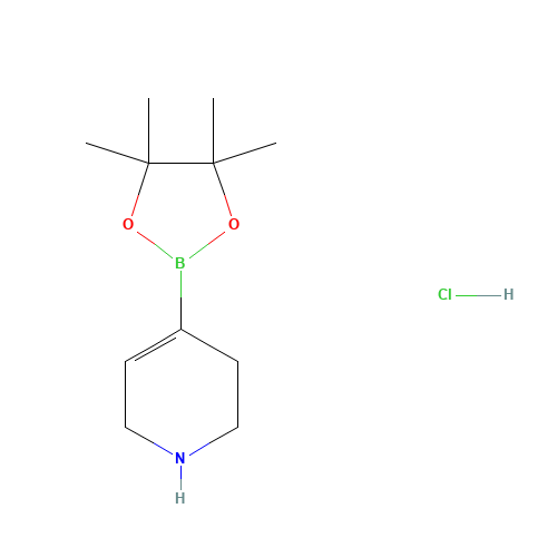 4-(4,4,5,5-tetramethyl-1,3,2-dioxaborolan-2-yl)-1,2,3,6-tetrahydropyridine;hydrochloride (CAS: 1121057-75-7) - Related Chemical Product
