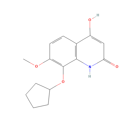 8-cyclopentyloxy-4-hydroxy-7-methoxy-1H-quinolin-2-one (CAS: 1001061-79-5) - Related Chemical Product