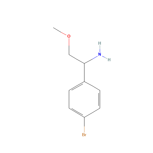 1-(4-bromophenyl)-2-methoxyethanamine (CAS: 1270557-79-3) - Related Chemical Product