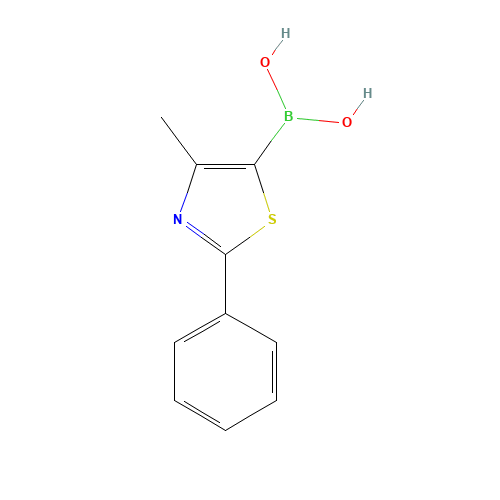 (4-methyl-2-phenyl-1,3-thiazol-5-yl)boronic acid (CAS: 1216665-40-5) - Related Chemical Product