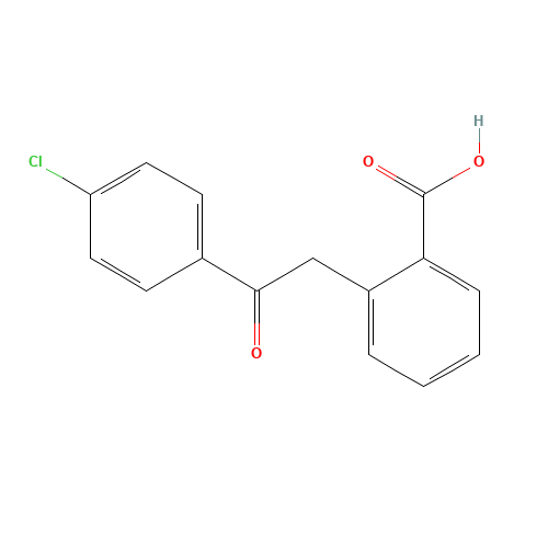 2-[2-(4-chlorophenyl)-2-oxoethyl]benzoic acid (CAS: 92428-45-0) - Related Chemical Product
