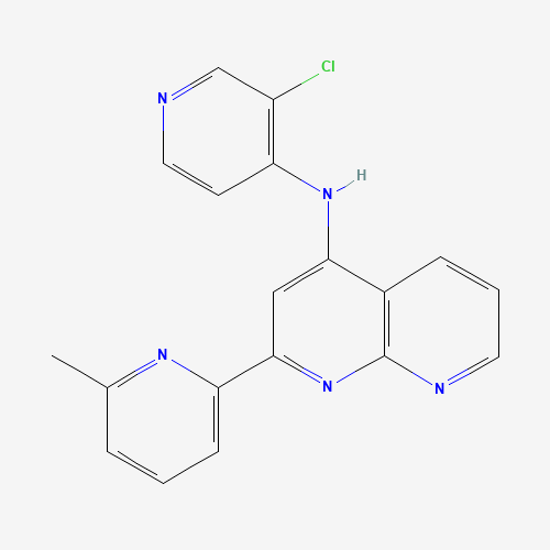N-(3-chloropyridin-4-yl)-2-(6-methylpyridin-2-yl)-1,8-naphthyridin-4-amine (CAS: 1330532-13-2) - Related Chemical Product