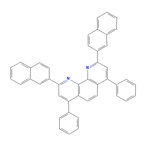 2,9-dinaphthalen-2-yl-4,7-diphenyl-1,10-phenanthroline (CAS: 1174006-43-9) - Related Chemical Product