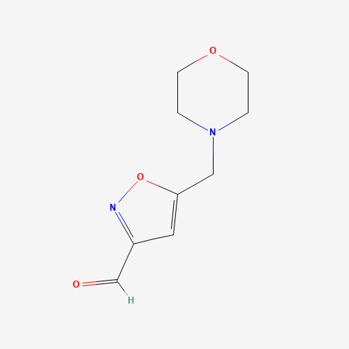 5-(morpholin-4-ylmethyl)-1,2-oxazole-3-carbaldehyde (CAS: 893749-85-4) - Related Chemical Product