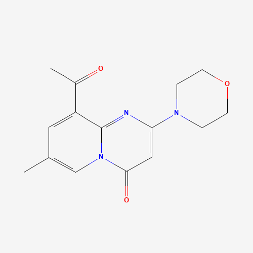 9-acetyl-7-methyl-2-morpholin-4-ylpyrido[1,2-a]pyrimidin-4-one (CAS: 663619-91-8) - Related Chemical Product