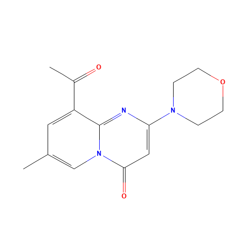 9-acetyl-7-methyl-2-morpholin-4-ylpyrido[1,2-a]pyrimidin-4-one (CAS: 663619-91-8) - Related Chemical Product