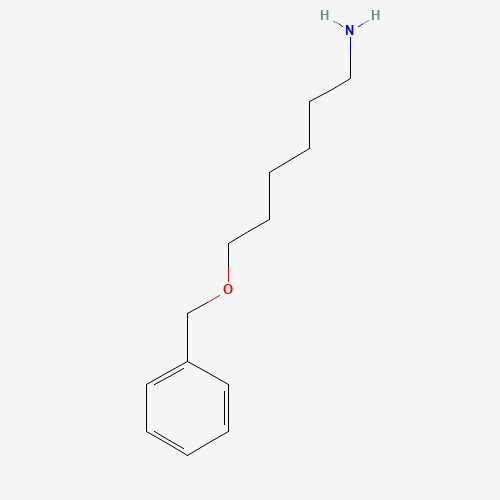 6-phenylmethoxyhexan-1-amine (CAS: 108296-16-8) - Chemical Structure and Molecular Formula 