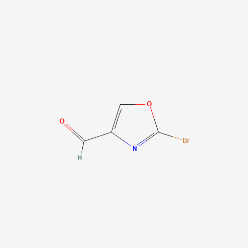 2-bromo-1,3-oxazole-4-carbaldehyde (CAS: 1092351-90-0) - Chemical Structure and Molecular Formula 