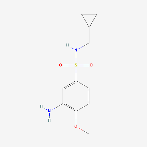 3-amino-N-(cyclopropylmethyl)-4-methoxybenzenesulfonamide (CAS: 1040014-67-2) - Related Chemical Product