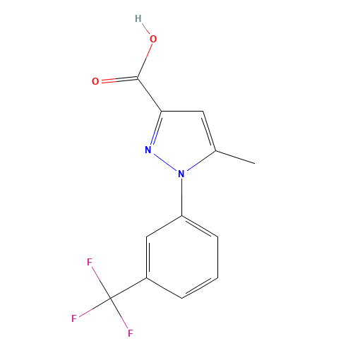 5-methyl-1-[3-(trifluoromethyl)phenyl]pyrazole-3-carboxylic acid (CAS: 126067-60-5) - Related Chemical Product