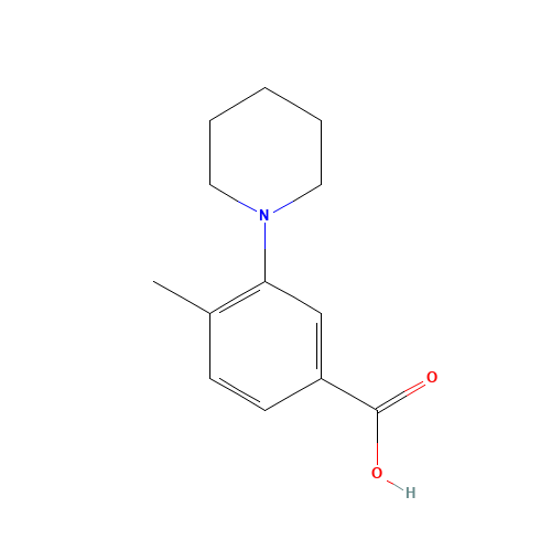 4-methyl-3-piperidin-1-ylbenzoic acid (CAS: 886501-34-4) - Related Chemical Product