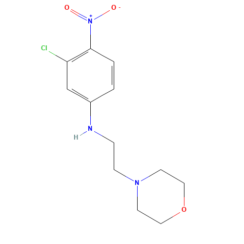 3-chloro-N-(2-morpholin-4-ylethyl)-4-nitroaniline (CAS: 1542259-10-8) - Related Chemical Product