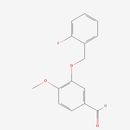 3-[(2-fluorophenyl)methoxy]-4-methoxybenzaldehyde (CAS: 384857-20-9) - Related Chemical Product