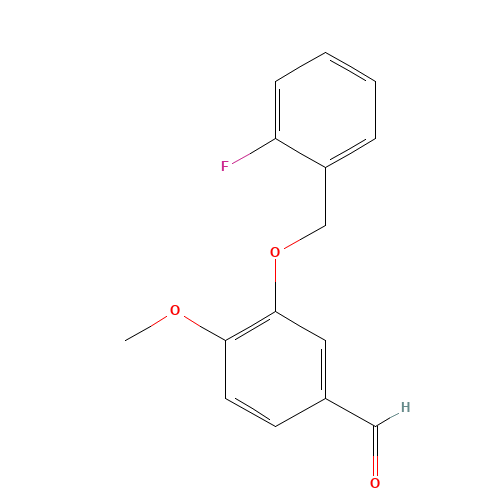 3-[(2-fluorophenyl)methoxy]-4-methoxybenzaldehyde (CAS: 384857-20-9) - Related Chemical Product