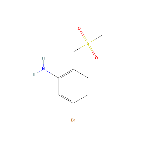 5-bromo-2-(methylsulfonylmethyl)aniline (CAS: 651780-42-6) - Related Chemical Product