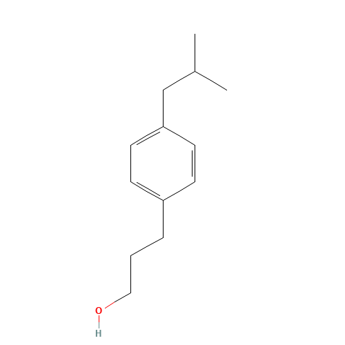 3-[4-(2-methylpropyl)phenyl]propan-1-ol (CAS: 147598-21-8) - Related Chemical Product