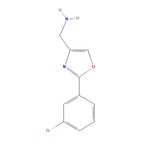 [2-(3-bromophenyl)-1,3-oxazol-4-yl]methanamine (CAS: 885273-09-6) - Related Chemical Product