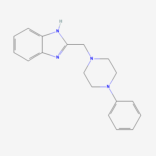 2-[(4-phenylpiperazin-1-yl)methyl]-1H-benzimidazole (CAS: 70006-20-1) - Related Chemical Product