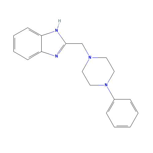 2-[(4-phenylpiperazin-1-yl)methyl]-1H-benzimidazole (CAS: 70006-20-1) - Related Chemical Product