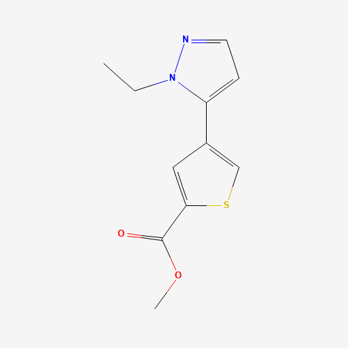 methyl 4-(2-ethylpyrazol-3-yl)thiophene-2-carboxylate (CAS: 1047645-53-3) - Related Chemical Product