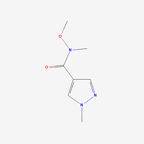 N-methoxy-N,1-dimethylpyrazole-4-carboxamide (CAS: 1283120-11-5) - Related Chemical Product