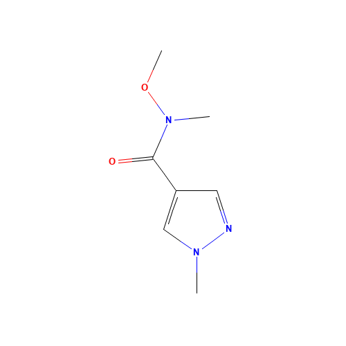 N-methoxy-N,1-dimethylpyrazole-4-carboxamide (CAS: 1283120-11-5) - Related Chemical Product