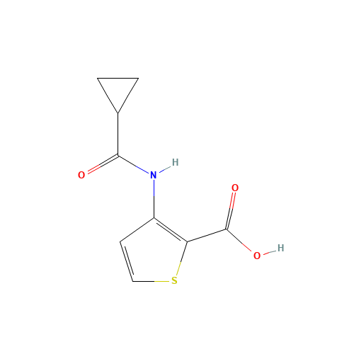 3-(cyclopropanecarbonylamino)thiophene-2-carboxylic acid (CAS: 926273-18-9) - Related Chemical Product