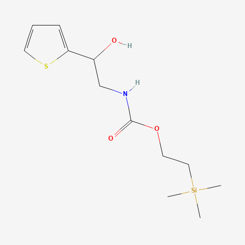 2-trimethylsilylethyl N-(2-hydroxy-2-thiophen-2-ylethyl)carbamate (CAS: 1360629-08-8) - Related Chemical Product