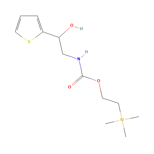 2-trimethylsilylethyl N-(2-hydroxy-2-thiophen-2-ylethyl)carbamate (CAS: 1360629-08-8) - Related Chemical Product