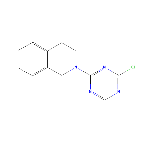2-(4-chloro-1,3,5-triazin-2-yl)-3,4-dihydro-1H-isoquinoline (CAS: 1211479-85-4) - Related Chemical Product