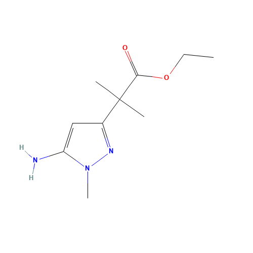 ethyl 2-(5-amino-1-methylpyrazol-3-yl)-2-methylpropanoate (CAS: 1011464-48-4) - Related Chemical Product