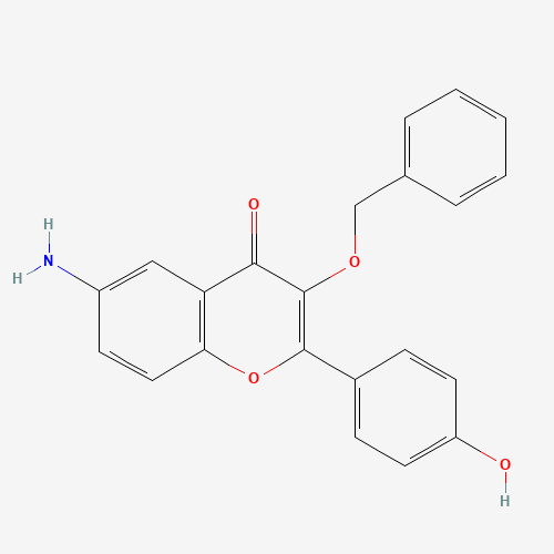 6-amino-2-(4-hydroxyphenyl)-3-phenylmethoxychromen-4-one (CAS: 1187087-64-4) - Related Chemical Product