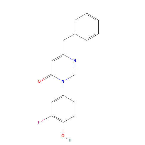 6-benzyl-3-(3-fluoro-4-hydroxyphenyl)pyrimidin-4-one (CAS: 960297-63-6) - Related Chemical Product