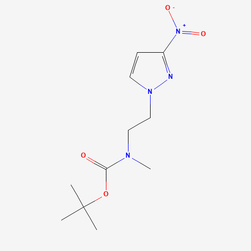 tert-butyl N-methyl-N-[2-(3-nitropyrazol-1-yl)ethyl]carbamate (CAS: 1346674-84-7) - Related Chemical Product