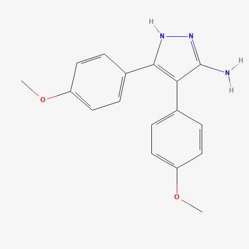 4,5-bis(4-methoxyphenyl)-1H-pyrazol-3-amine (CAS: 802919-05-7) - Related Chemical Product