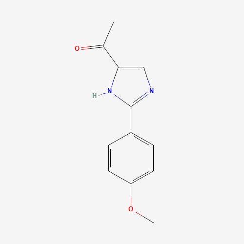 1-[2-(4-methoxyphenyl)-1H-imidazol-5-yl]ethanone (CAS: 102151-73-5) - Related Chemical Product