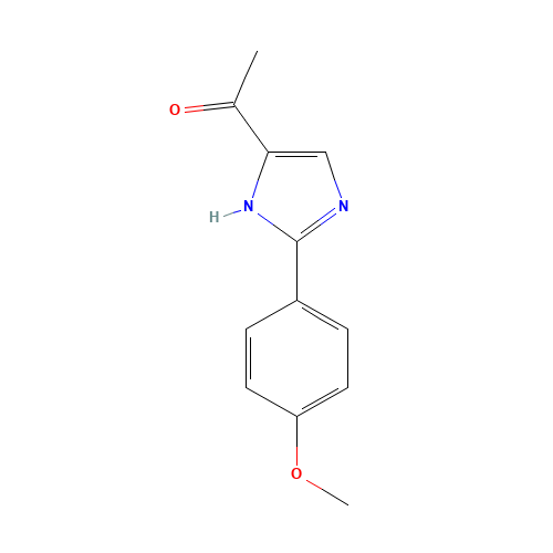 1-[2-(4-methoxyphenyl)-1H-imidazol-5-yl]ethanone (CAS: 102151-73-5) - Related Chemical Product