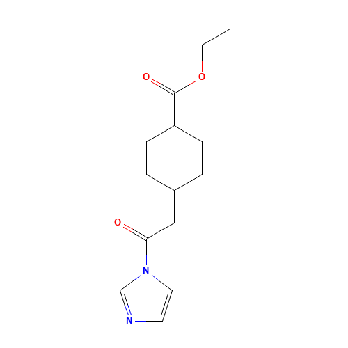 ethyl 4-(2-imidazol-1-yl-2-oxoethyl)cyclohexane-1-carboxylate (CAS: 1260106-30-6) - Related Chemical Product