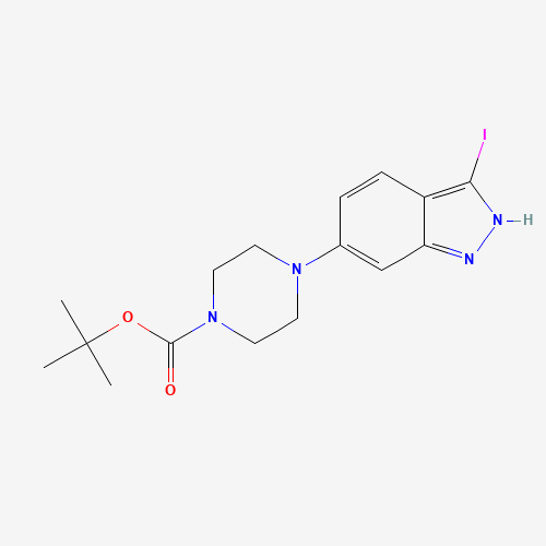 tert-butyl 4-(3-iodo-2H-indazol-6-yl)piperazine-1-carboxylate (CAS: 744219-44-1) - Related Chemical Product