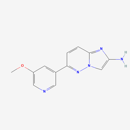 6-(5-methoxypyridin-3-yl)imidazo[1,2-b]pyridazin-2-amine (CAS: 1244041-69-7) - Related Chemical Product
