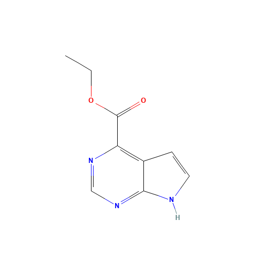 ethyl 7H-pyrrolo[2,3-d]pyrimidine-4-carboxylate (CAS: 915142-91-5) - Related Chemical Product