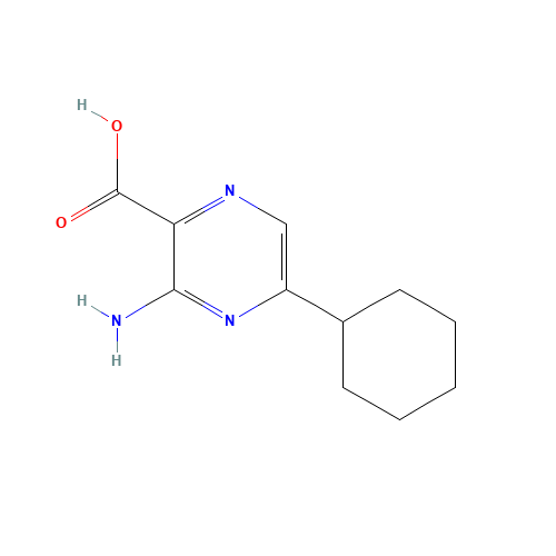3-amino-5-cyclohexylpyrazine-2-carboxylic acid (CAS: 2032-83-9) - Related Chemical Product